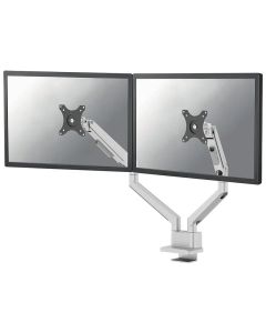 Neomounts DS70-250SL2 Neomounts NEXT Slim Desk Mount, double display (topfix clamp/grommet), silver