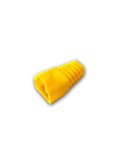 DATACOM Návlek pro plug RJ45 s bublinou žlutý (10ks)