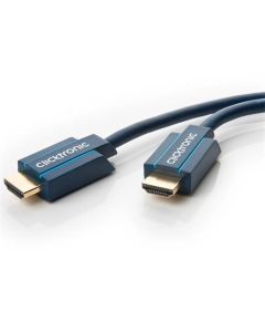 ClickTronic HQ OFC kabel HDMI High Speed s Ethernetem, zlacené, 4K@60Hz, 20m