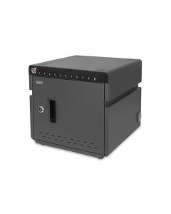 DIGITUS mobilní stolní nabíjecí skříňka pro tablety do 14 palců, 10 zařízení. UV-C, USB-C ( až 20W na zařízení