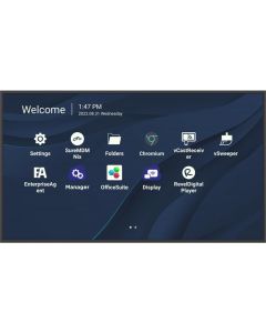 Viewsonic CDE6530 65"  4K Ultra HD/450cd/8ms/3xHDMI/VGA/DP/RS232/PC Slot//LAN/3xUSB/Repro 2x16W/VESA
