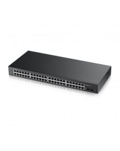 Zyxel GS1900-48 v2, 48-port GbE L2 Smart Switch, rackmount