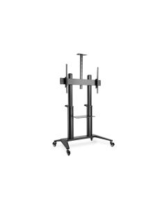DIGITUS Collaboration Trolley / TV Presentation Cart , 70-120" 140 kg max., černý VESA 200, 400, 600, 800, 1000