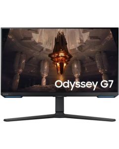 Samsung LCD Odyssey G70B 28" IPS/3840x2160/144Hz/1ms/DP/2xHDMI/2xUSB 3.0/RJ-45/výškově nastavitelný/pivot/vesa/repro