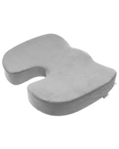 CONNECT IT FOR HEALTH Anatomický polštář na židli, ŠEDÝ