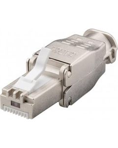 PremiumCord Konektor RJ45 8pinů CAT6A stíněný - montáž bez nástroje