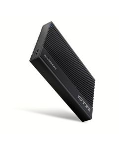 AXAGON EE25-GTR, USB-C 10Gbps - SATA 6G 2.5" RIBBED box, černý