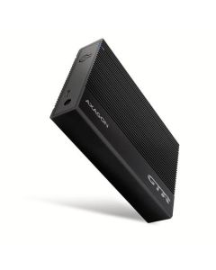 AXAGON EE35-GTR, USB-C 5Gbps - SATA 6G 3.5" RIBBED box, černý