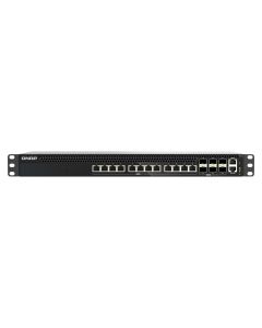 QNAP řízený switch QSW-M5218-6F12T (6x 25GbE SFP28 port, 12x 10GbE RJ45 port, L3)