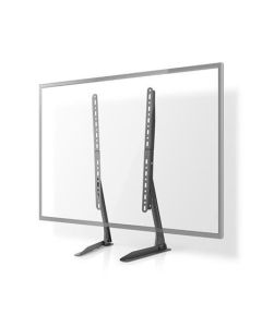 Nedis TVSM1050BK - TV Stojan Fixní| 13-70 " | Maximální hmotnost obrazovky: 50 kg | Nastavitelné výšky | Ocel | Černá