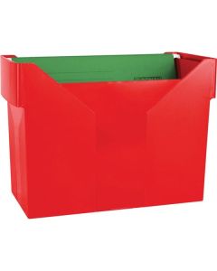 Box na závěsné desky Donau, červený
