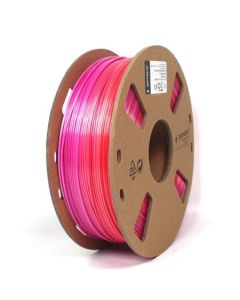 Gembird tisková struna (filament), PLA, 1,75mm, 1kg, silk rainbow, červená/fialová