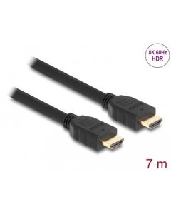Delock High Speed HDMI kabel, 48 Gbps, 8K 60 Hz, černý, 7 m