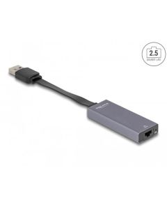 Delock Adaptér USB Typu-A sítě 2,5 Gigabit LAN, tenký