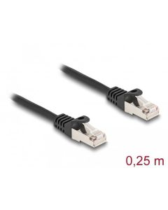 Delock Kabel ze zástrčkového konektoru RJ50 na zástrčkový konektor RJ50, S/FTP, 0,25 m, černý