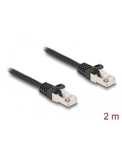 Delock Kabel ze zástrčkového konektoru RJ50 na zástrčkový konektor RJ50, S/FTP, 2 m, černý