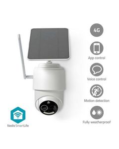 Nedis SIMCBO50WT - SmartLife Venkovní Kamera| 4G | Náklon | Full HD 1080p | IP65| Noční vidění | Bílá