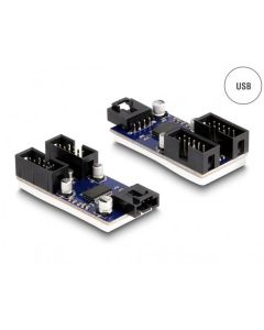 Delock Hub USB 2.0 pin konektor samec 2 porty
