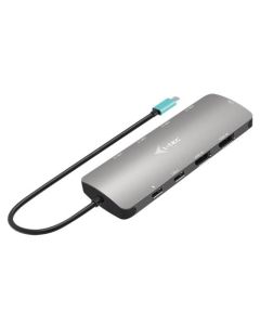 i-tec USB-C Metal Nano 2x HDMI Docking Station, PD 100W
