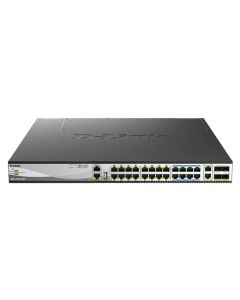 D-Link DMS-3130-30PS/E 30-Port Multi-Gigabit PoE Smart Managed Switch 16x 100M/1/2,5GBASE-T PoE+ 8 portů PoE++ 100M 2x 1