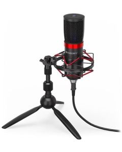 Endorfy mikrofon Streaming T/streamovací/stojánek/pop-up filtr/3,5mm jack/USB-C/USB-A