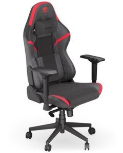 Endorfy herní židle Scrim RD/kůže + textil/červenočerná