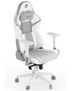 Endorfy herní židle Scrim OWH/kůže + textil/bílá