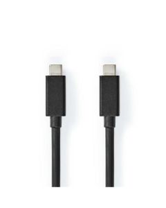 Nedis CCGL64020BK20 - Kabel USB 3.2 (Gen2) | USB-C Zástrčka - USB-C Zástrčka | 2 m | Měď