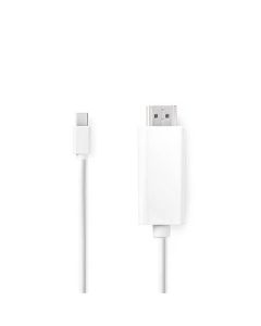 Nedis CCGL37600WT20 - Mini DisplayPort – DisplayPort Kabel | Mini DisplayPort Zástrčka - DisplayPort Zástrčka | 2 m 