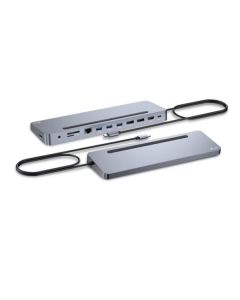 I-tec USB-C Metal Ergonomic 3x 4K Display Docking Station + Power Delivery 100 W