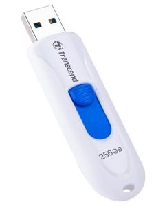 Transcend 256GB JetFlash 790W, USB 3.0 (3.1 Gen 1) flash disk, bílo/modrý