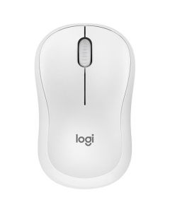 Logitech myš Wireless M240 silent - optická, bezdrátová, 3 tlačítka,tichá, bluetooth, 400-4000dpi, bílá