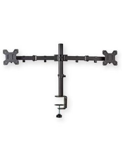 Nedis MMDOS110BK - Full Motion Stojan Monitoru | 2 Obrazovky | 15 - 32 " | 75x75 / 100x100