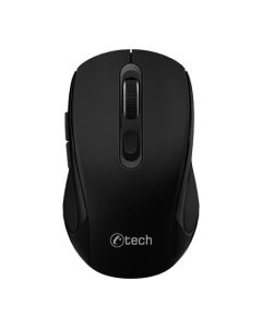 C-TECH myš WLM-12 Dual mode, bezdrátová, BT5.0 + 2,4GHz, 1600DPI, 6 tlačítek, USB nano receiver, černá