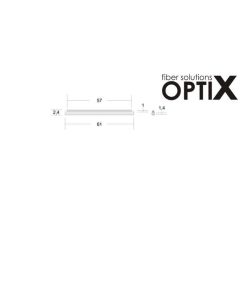OPTIX trubičková Ochrana Optického svaru 61mm Premium Transparent 100