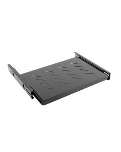 LANBERG 19"19" SLIDING SHELF 1U/465X347MM MAX LOAD CAPACITY UP TO 60KG BLACK