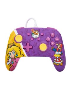 PowerA Enhanced Wired Controller for Nintendo Switch - Princess Peach Battle