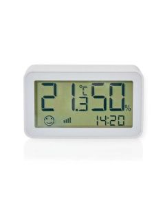Nedis ZBSC30WT - Smart Sensor Klimatu | Zigbee 3.0 | Napájení z baterie | Android™ / IOS | Bílá