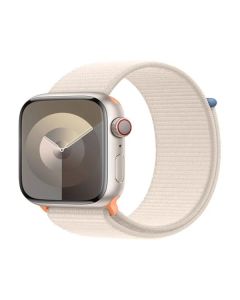 Apple Watch Series 9 Cellular 45mm Hvězdně bílý hliník s hvězdně bílým provlékacím řemínkem