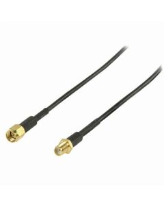 Nedis CSGL02010BK30 - Anténní Kabel | SMA Zástrčka - SMA Zásuvka | 3 m | Černá barva