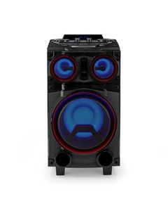 Nedis SPPT800BK- Bluetooth Party Reproduktor| 120 W | Držadlo | Párty osvětlení | Ekvalizér | Černá