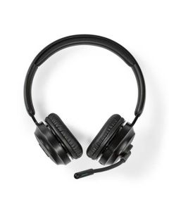 Nedis CHSTB310BK - Bezdrátová PC sluchátka | Na Uši | Stereo | Bluetooth | Sklopnou Mikrofon | Černá