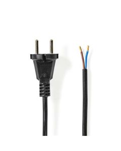 Nedis CEGL11940BK150 - Napájecí Kabel k Vysavači| 15.0 m | CEE 7/17 | 250 V AC | 16 A | Černá | PVC