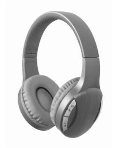 Gembird Sluchátka BTHS-01, mikrofon, Bluetooth, stříbrná