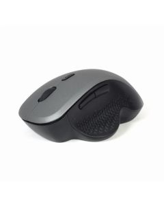 Gembird Myš MUSW-6B-02, bezdrátová, USB nano receiver, černo-stříbrná