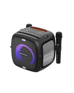 C-TECH repro Impressio Qubis, Party reproduktor, 80W, Bluetooth, SD, USB, AUX, 2x mikrofon