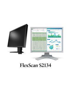 EIZO 21,3" S2134-BK, IPS, 6ms, 1600x1200, 1800 : 1, 500 cd/m2, DP, DVI, D-Sub, šedá