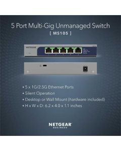Netgear5-Port Multi-Gigabit (2.5G) Ethernet Unmanaged Switch