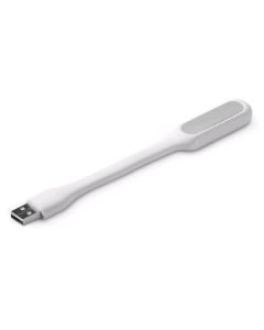 C-TECH UNL-04, USB lampička k notebooku, flexibilní, bílá