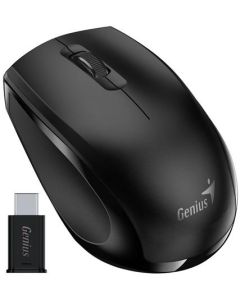 Genius NX-8006S Type-C, myš, bezdrátová, optická, 1200DPI, 3 tlačítka, USB-C, černá